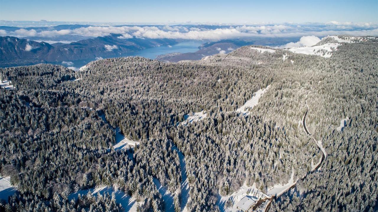 Madame Vacances Les Chalets Du Berger Premium*** La Féclaz Eksteriør bilde